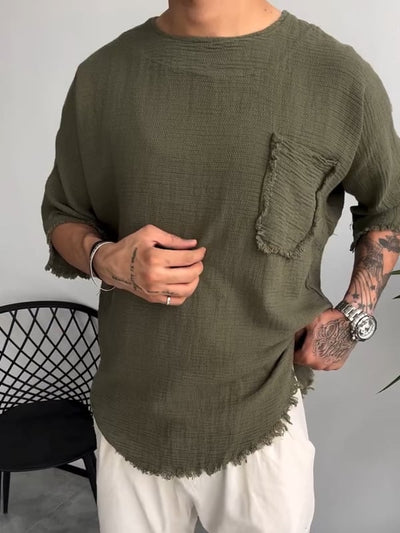 T-shirt Oversize En Lin