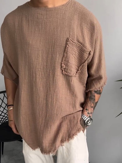 T-shirt Oversize En Lin