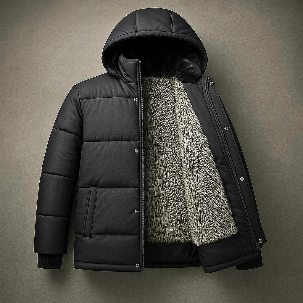 Manteau À Capuche Daniel En Polaire