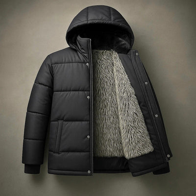 Manteau À Capuche Daniel En Polaire