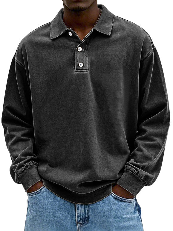 Polo À Manches Longues Pour Homme