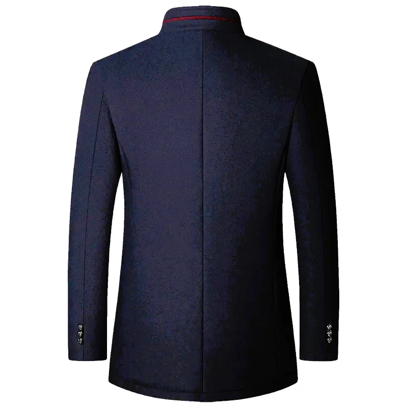 Manteau 3/4 Élégant En Laine