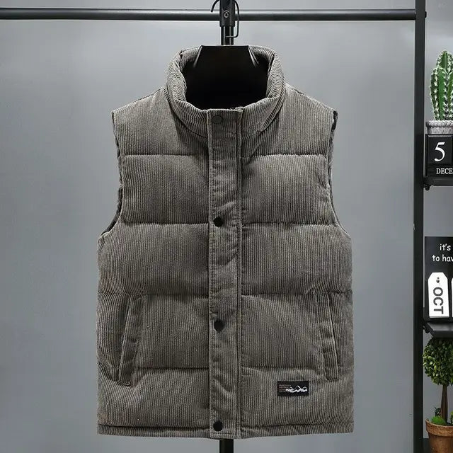 Gilet Vargas Casual En Velours Côtelé