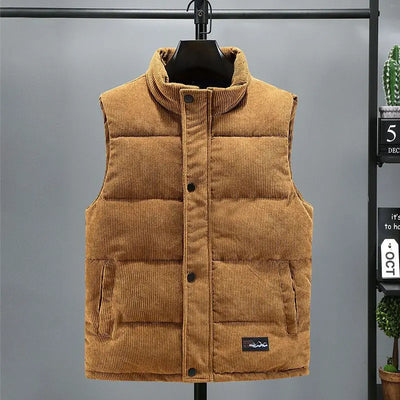 Gilet Vargas Casual En Velours Côtelé